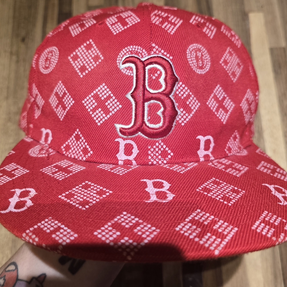 Red Boston Redsox Cap Hat Size 7 1/2